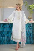 Embroidered 3PC Suit – Premium Festive Collection AJS-117 HB