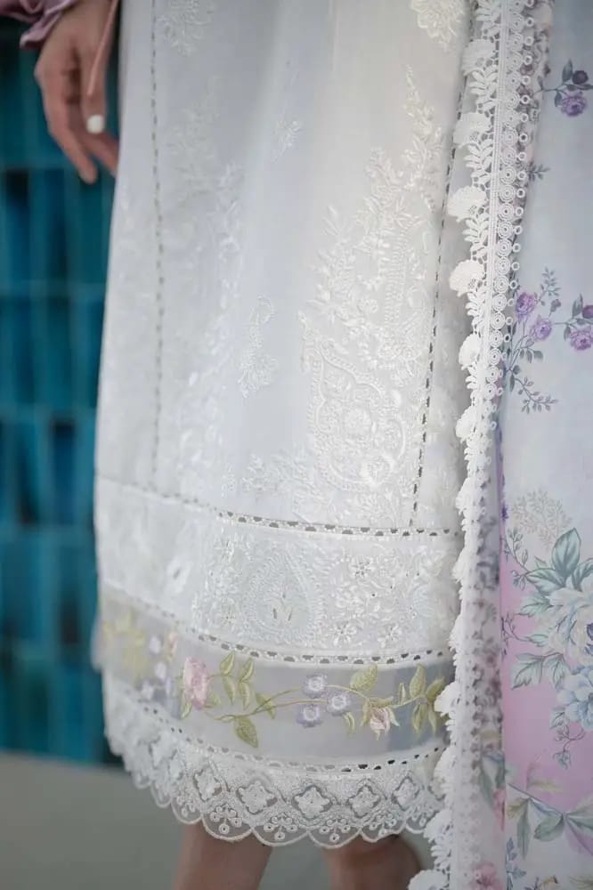 Embroidered 3PC Suit – Premium Festive Collection AJS-117 HB