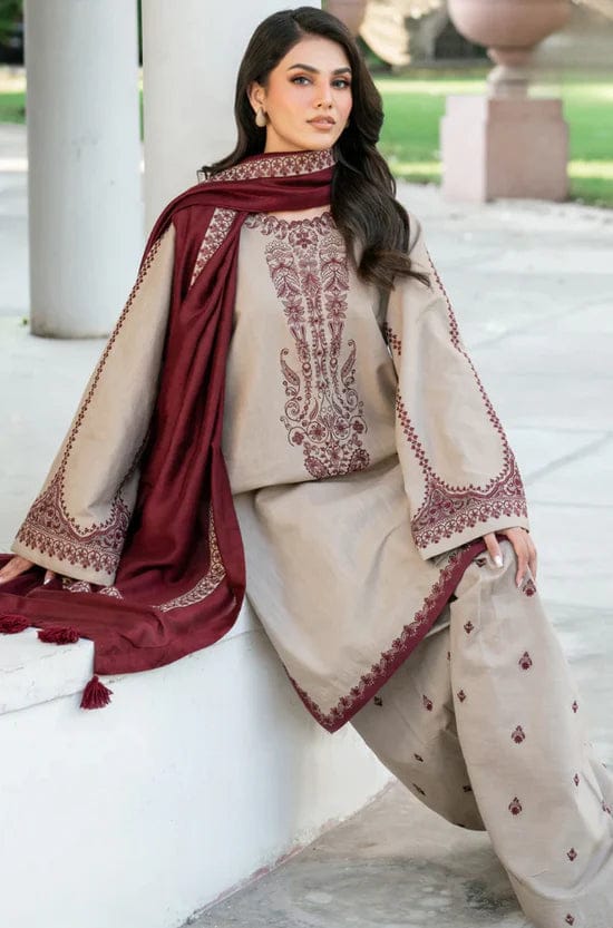 Lawn 3PC Embroidered Suit H-6139