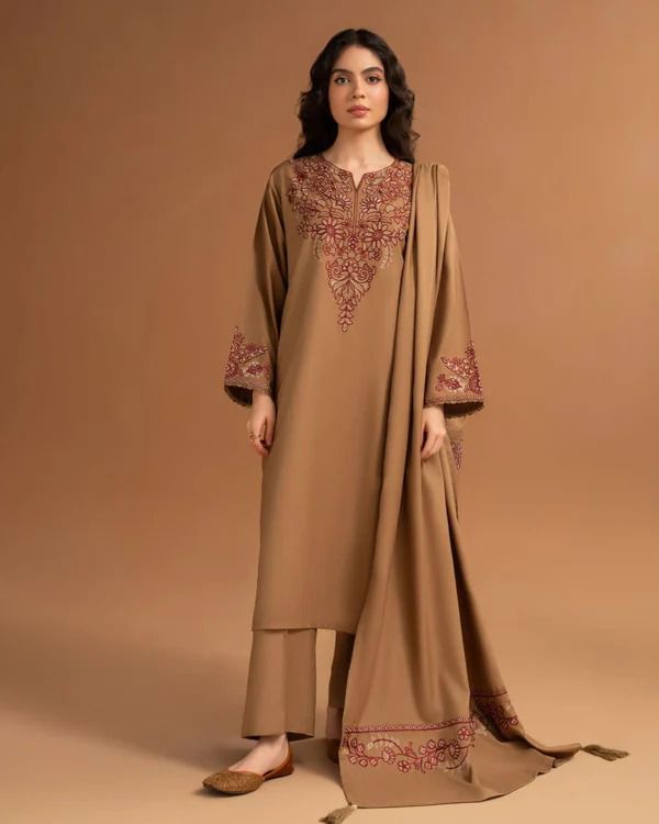 DHANAK EMB 3PC SUIT BH -0010014