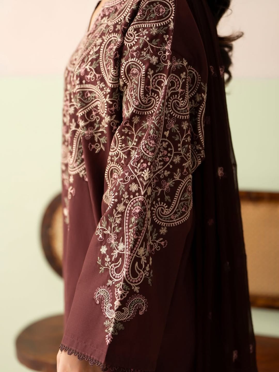 DHANAK EMB 3PC SUIT BH -001014